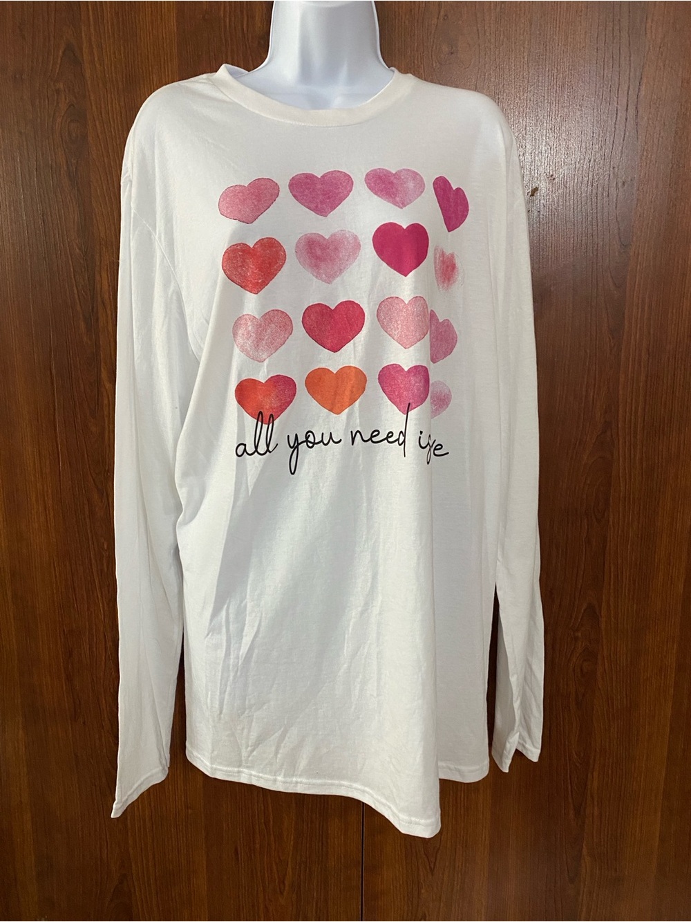 All You Need Is Love t-shirt top 2XL NWT by Port Company